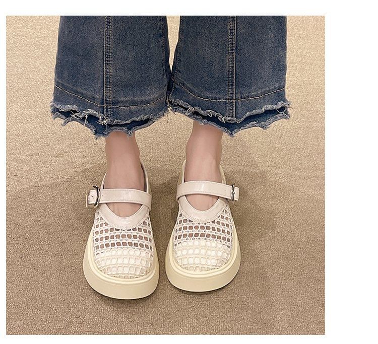 Cutout Mary Platform Jane Mules