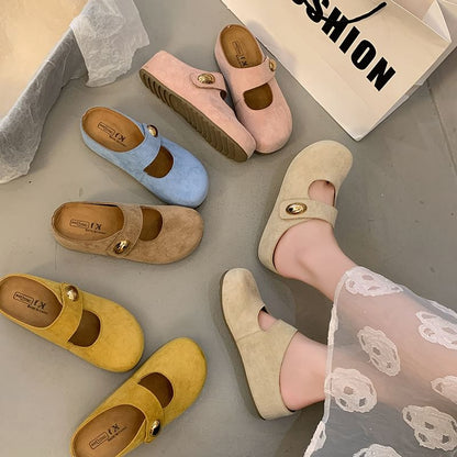 Toe Shoes Round Jane Mary