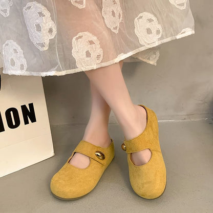 Toe Shoes Round Jane Mary