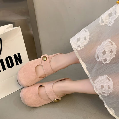 Toe Shoes Round Jane Mary