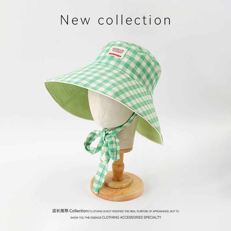 Applique Boonie Hat Plaid