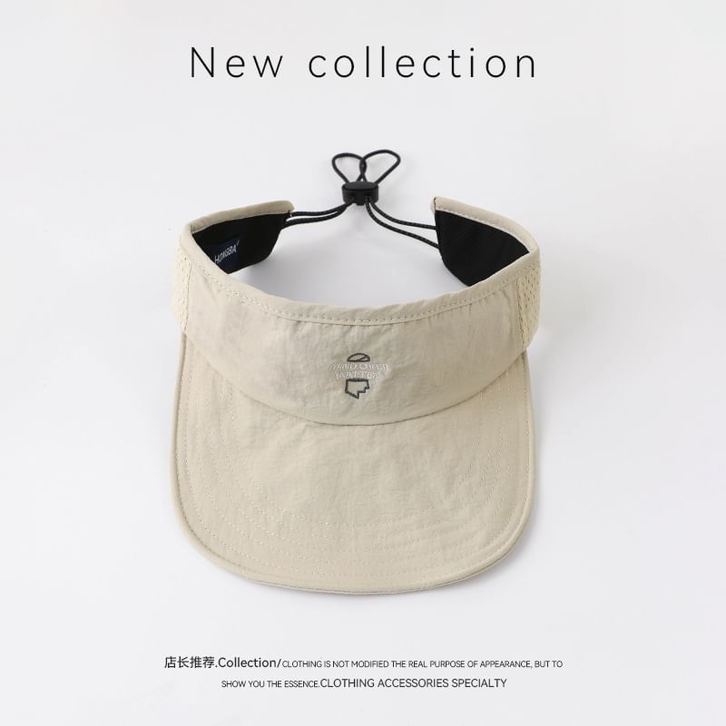 Visor Embroidered Lettering