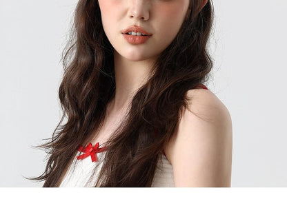 Applique Beret Plaid