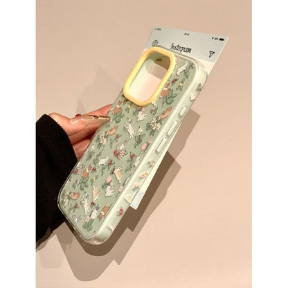 Case Set Phone Print Strap / Rabbit