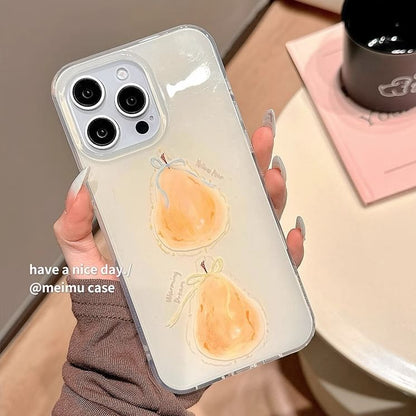 Phone / Bead Case Pear Star Print Set Strap