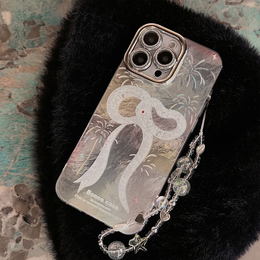 Set Case Snake Phone Print / Strap Bead