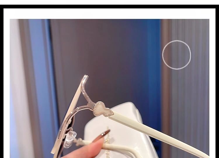 Sunglasses Set Metal Case Oversized Cleaning / Cloth Pouch Square Frame Polished