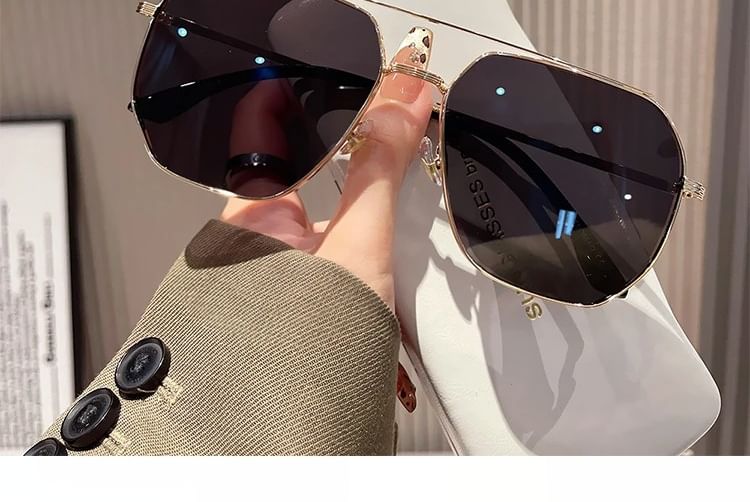 Frame Bridge Double Set Pouch Cleaning Sunglasses Case Cloth Polished / Metal