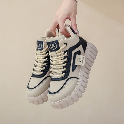 Panel High Sneakers Platform Top