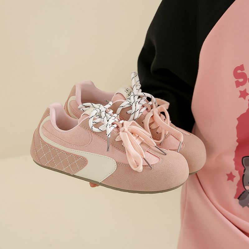 Panel Quilted Sneakers