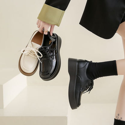 Lace Up Shoes Platform