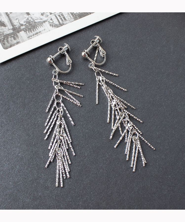 Clip-On Fringed / Drop Earring