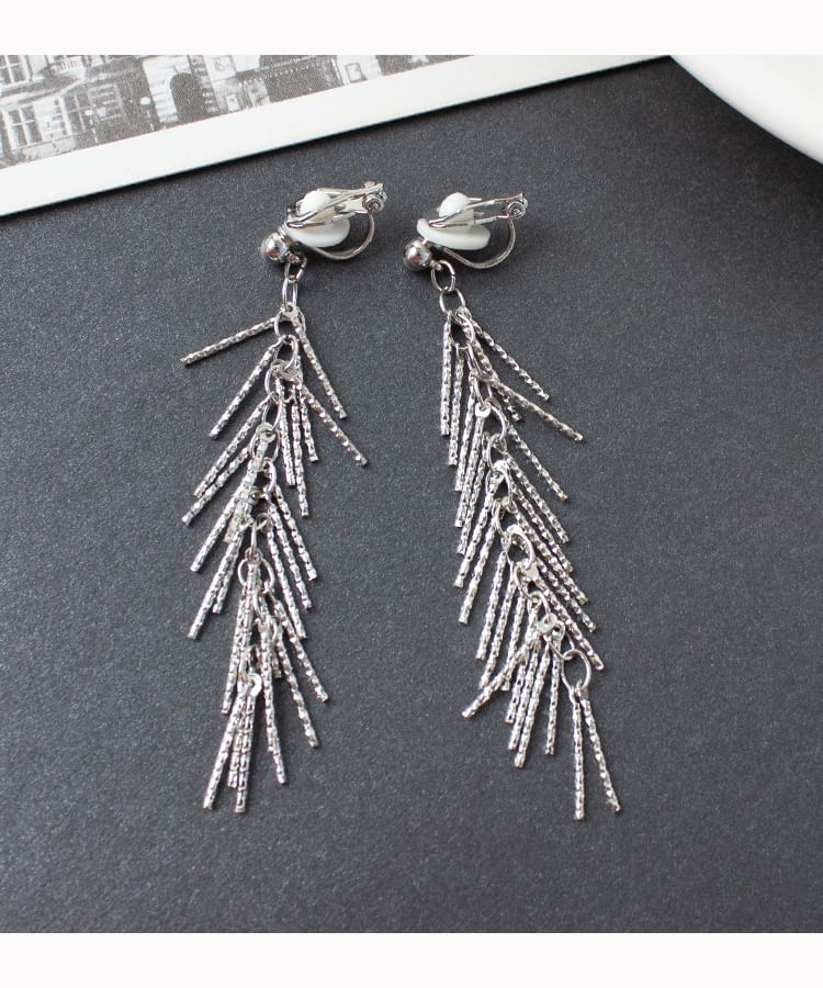 Clip-On Fringed / Drop Earring