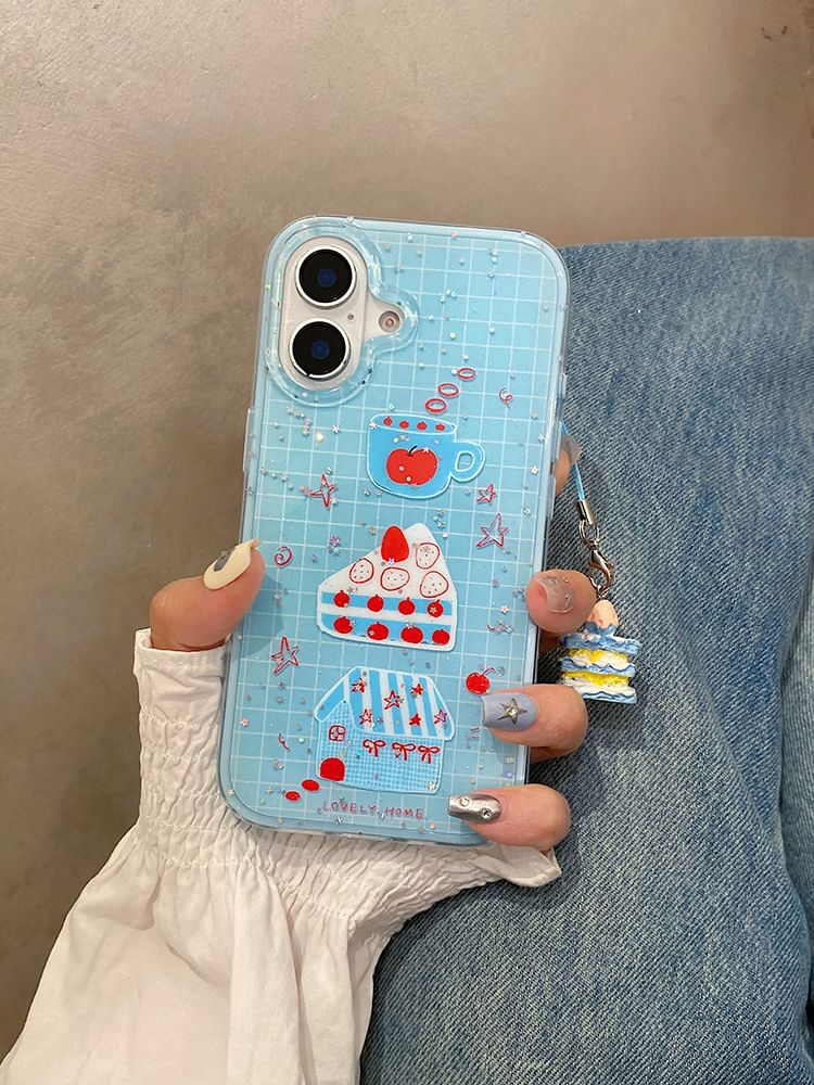 Strawberry Plaid Cake Case Phone