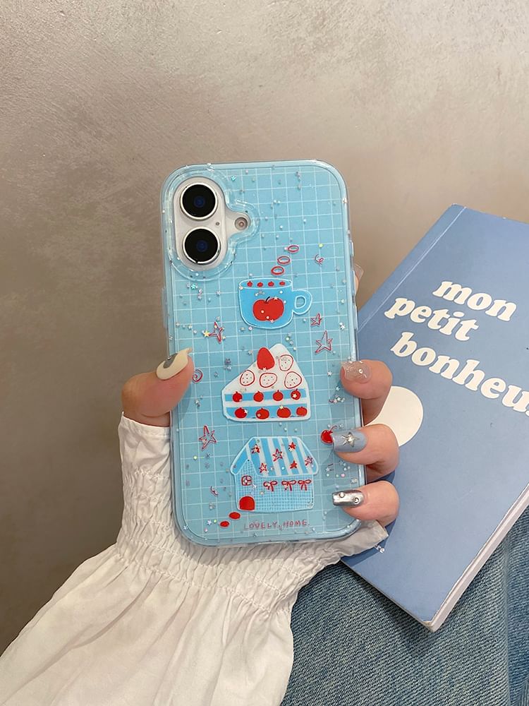 Strawberry Plaid Cake Case Phone