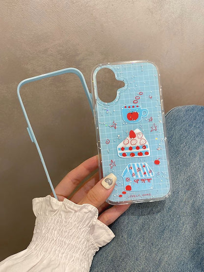 Strawberry Plaid Cake Case Phone