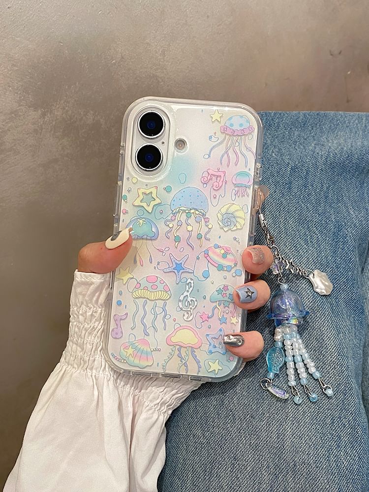 Charm Jellyfish Case Phone / Set