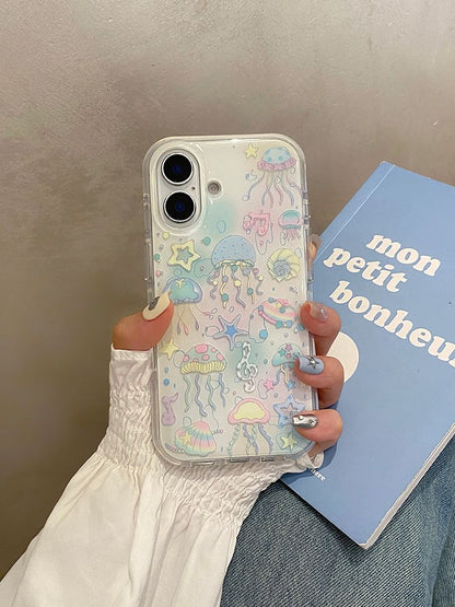 Charm Jellyfish Case Phone / Set