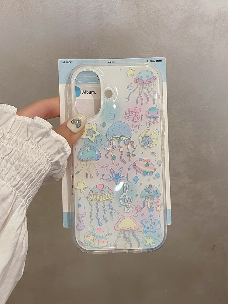 Charm Jellyfish Case Phone / Set