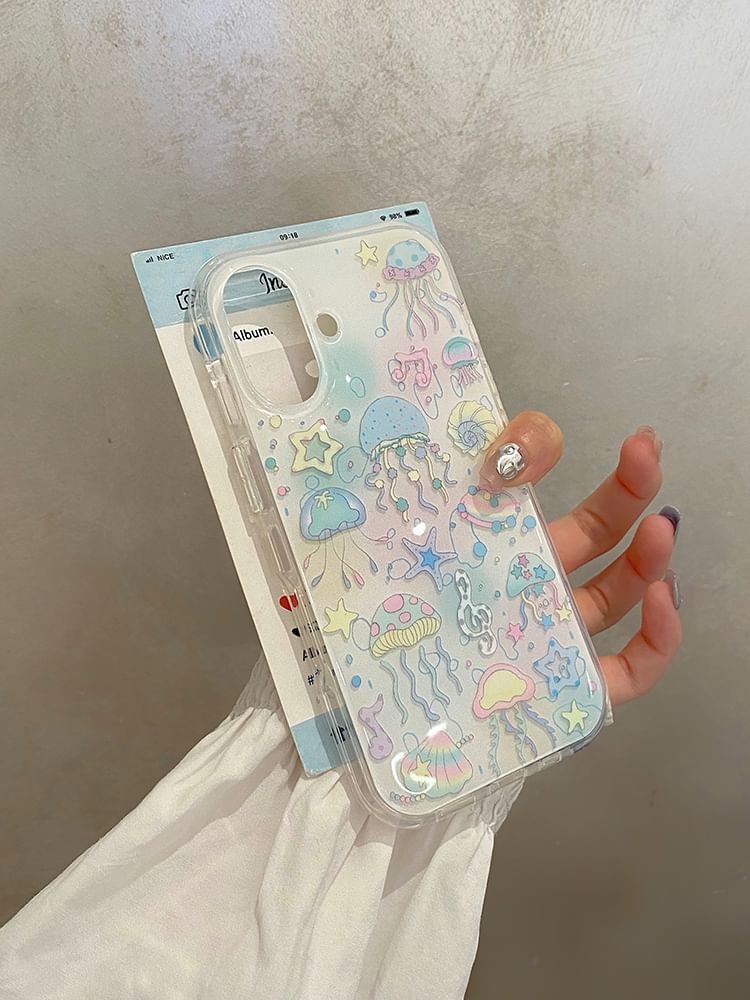 Charm Jellyfish Case Phone / Set