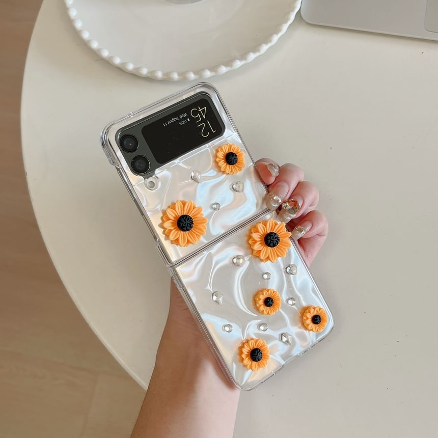 Case Phone Sunflower Strap / Set