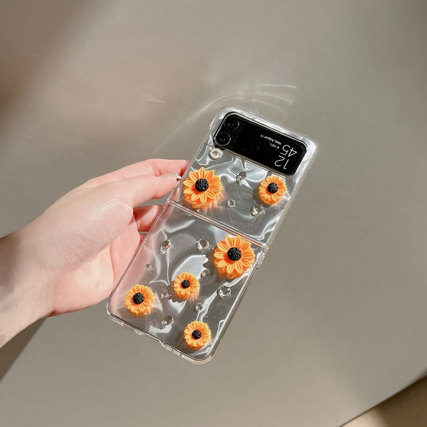 Case Phone Sunflower Strap / Set