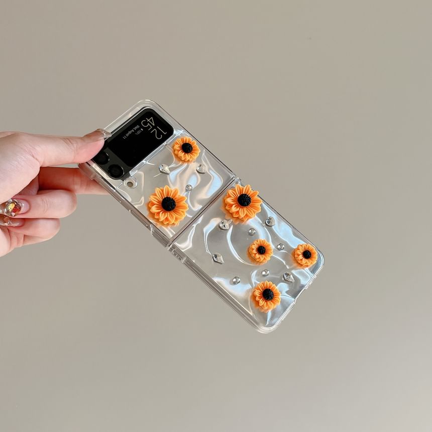 Case Phone Sunflower Strap / Set