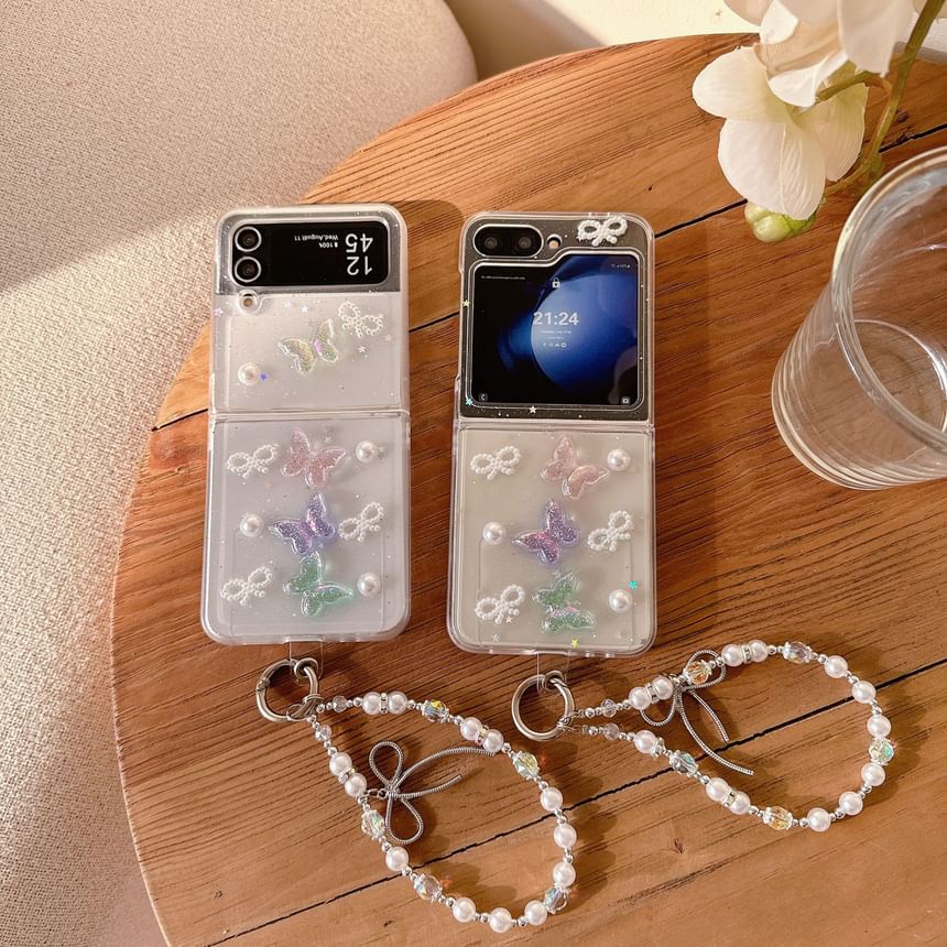 Samsung Strap Set- Case / Flip Butterfly Phone