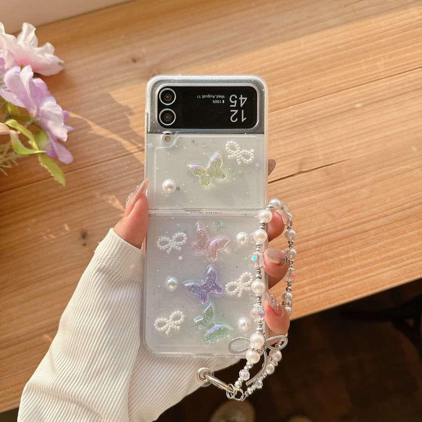 Samsung Strap Set- Case / Flip Butterfly Phone