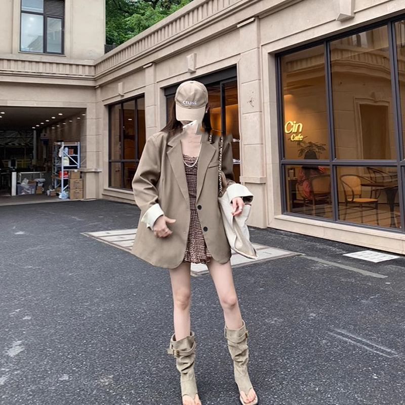 Thong Buckled Sandals