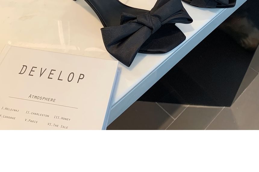 Bow (Various Sandals Ankle Strap Designs)