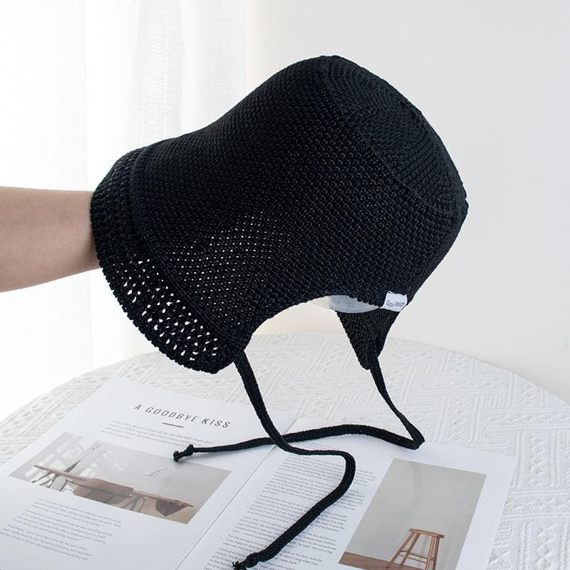 Textured Cloche Hat Plain