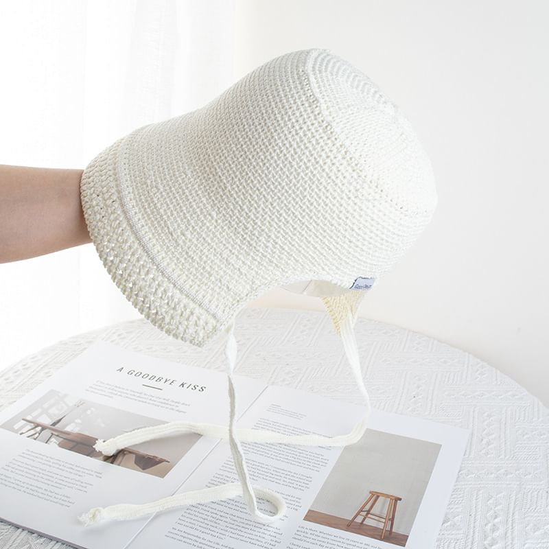 Textured Cloche Hat Plain