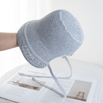 Textured Cloche Hat Plain