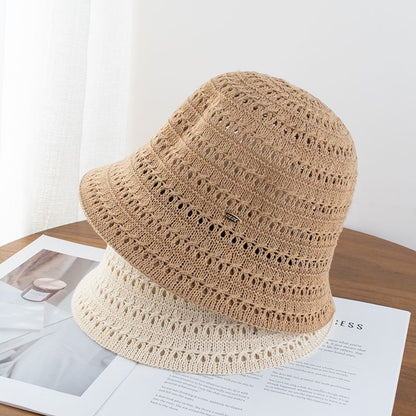 Textured Plain Hat Cloche
