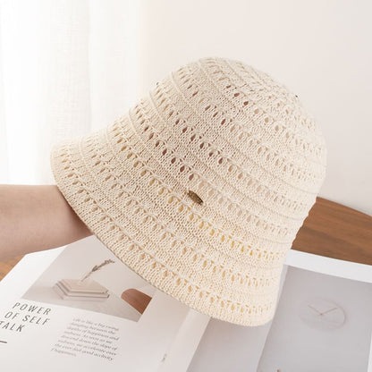 Textured Plain Hat Cloche