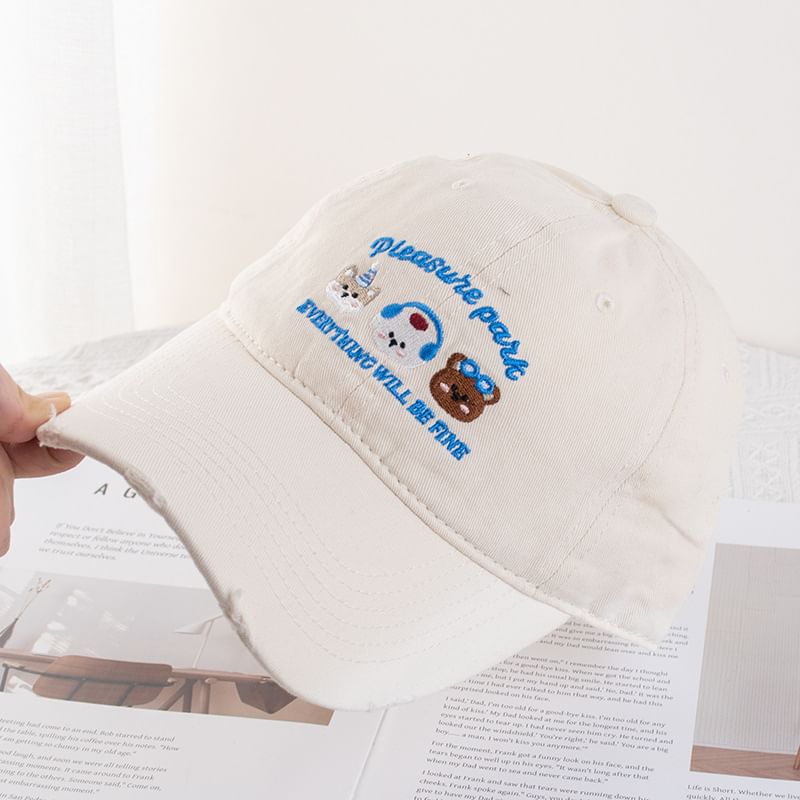 Cap Baseball Embroidered Cartoon