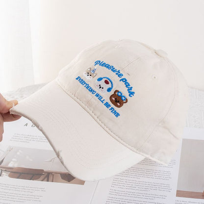 Cap Baseball Embroidered Cartoon