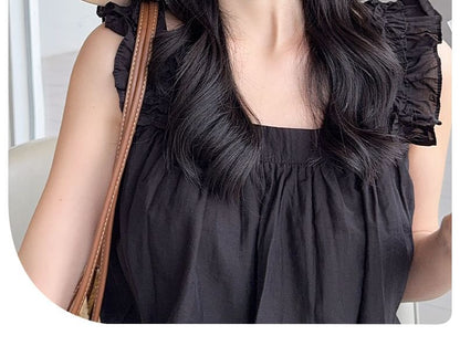 Sun Straw Hat Bow Print