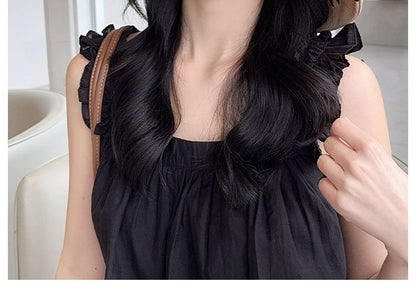 Sun Straw Hat Bow Print