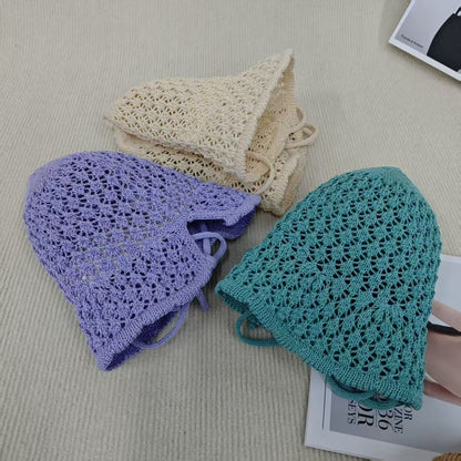 Plain Knit Cloche Hat