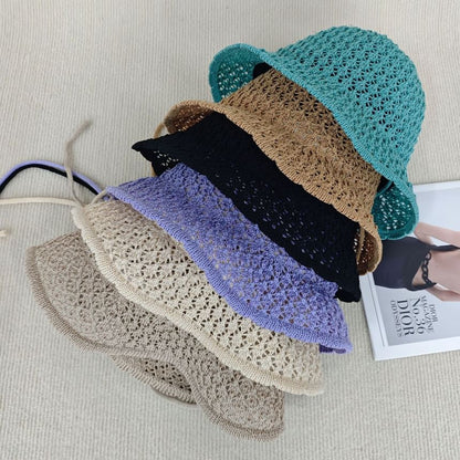 Plain Knit Cloche Hat