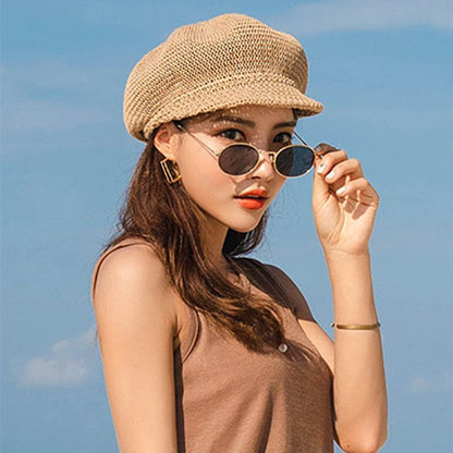 Straw Plain Beret
