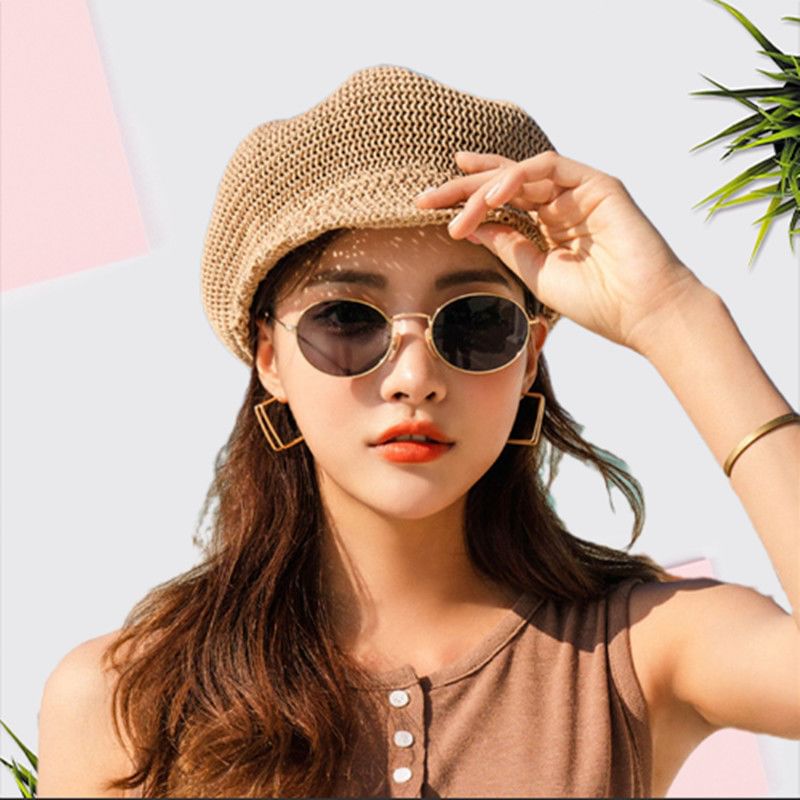 Straw Plain Beret