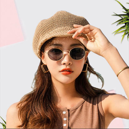 Straw Plain Beret