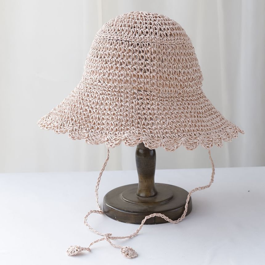 Plain Sun Hat Straw