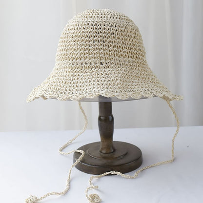 Plain Sun Hat Straw