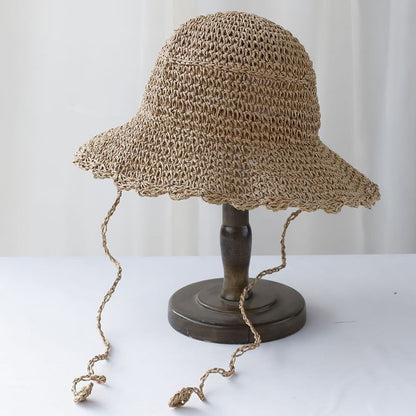 Plain Sun Hat Straw