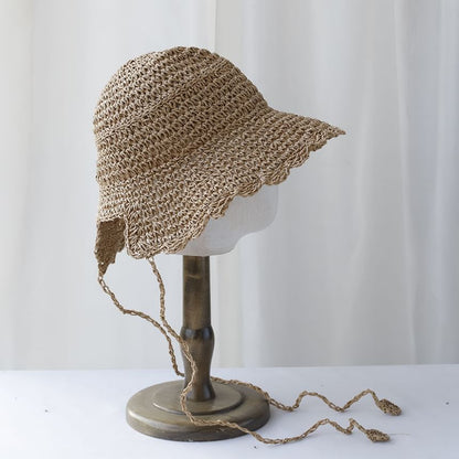 Plain Sun Hat Straw