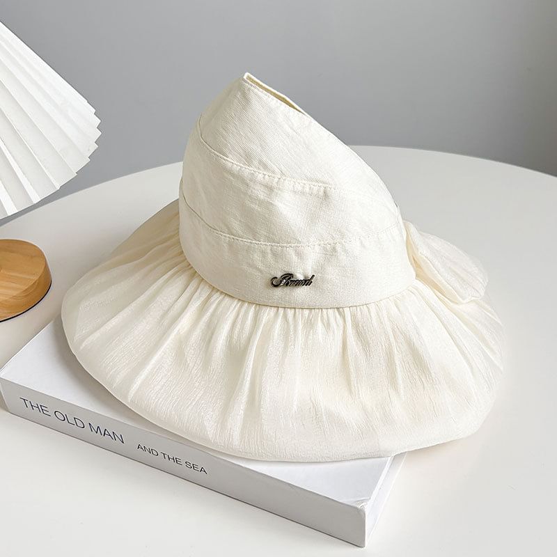 Hat Sun Plain Lettering